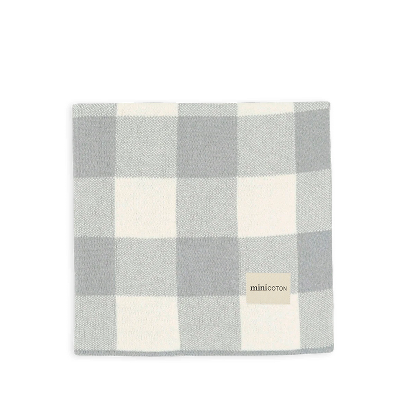 Blanket LUCA Blue Grey-Crudo