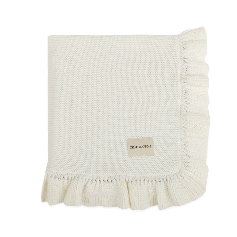 Manta Ruffle Branco