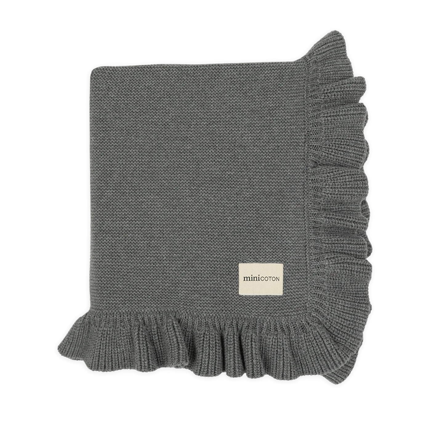 Ruffle Melange Blanket