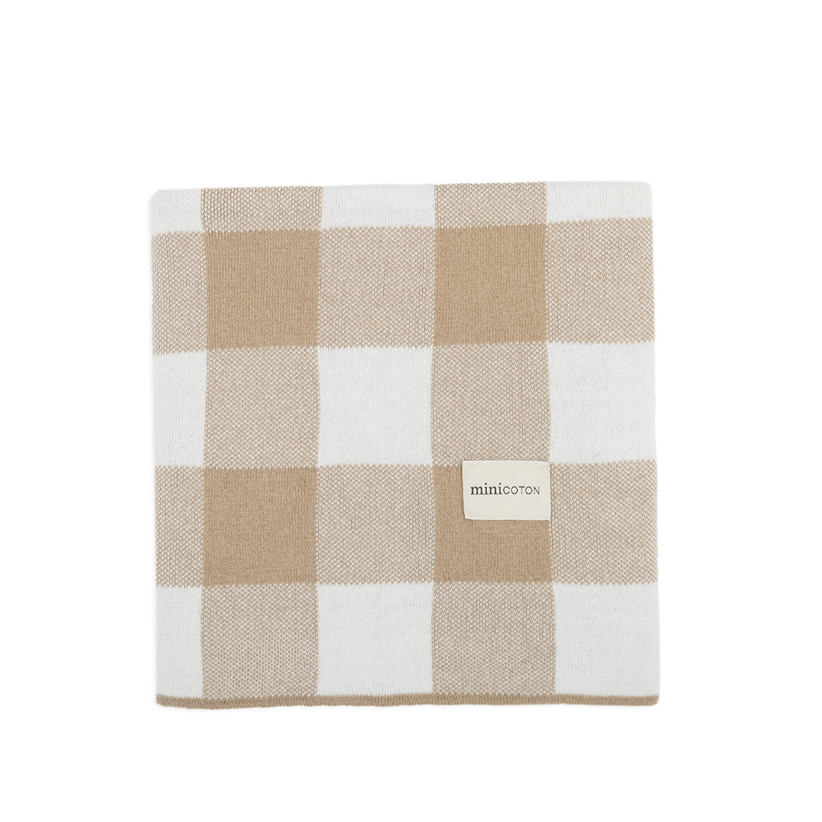 Manta LUCA Beige + White