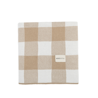 Manta LUCA Beige + White