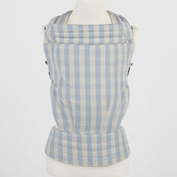 Mochila Porta Bebé Somomu® Vichy Blue + Sand