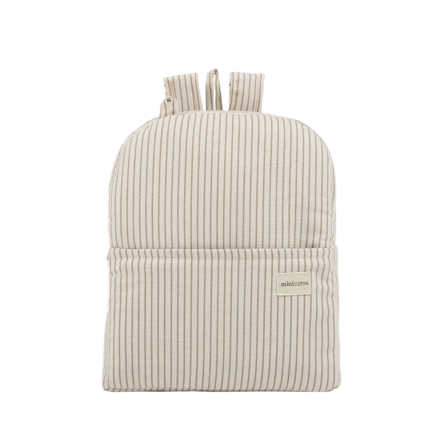 Mochila Beige Stripes