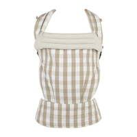 Mochila Porta Bebé Somomu® Vichy Oak + White