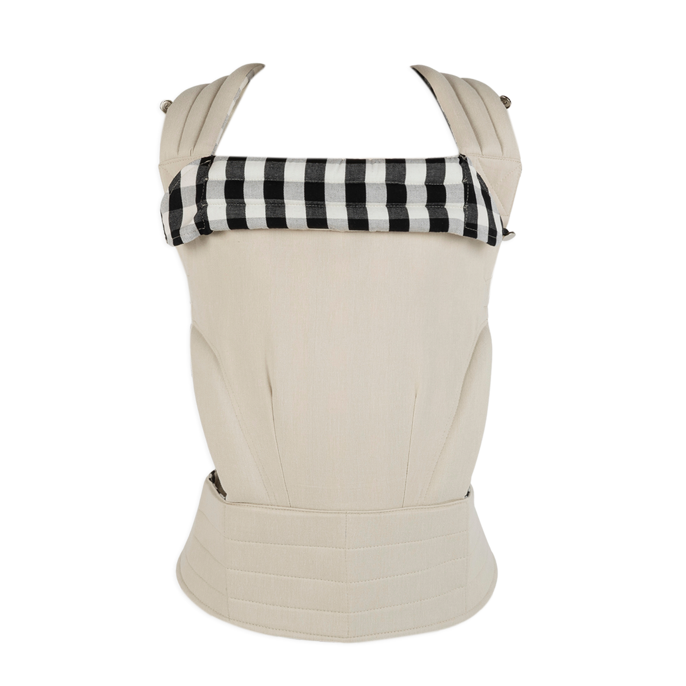 Somomu® Baby Carrier Backpack Black Vichy + White