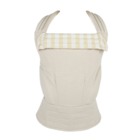 Mochila Porta Bebé Somomu® Vichy Butter + White