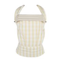 Mochila Porta Bebé Somomu® Vichy Butter + White