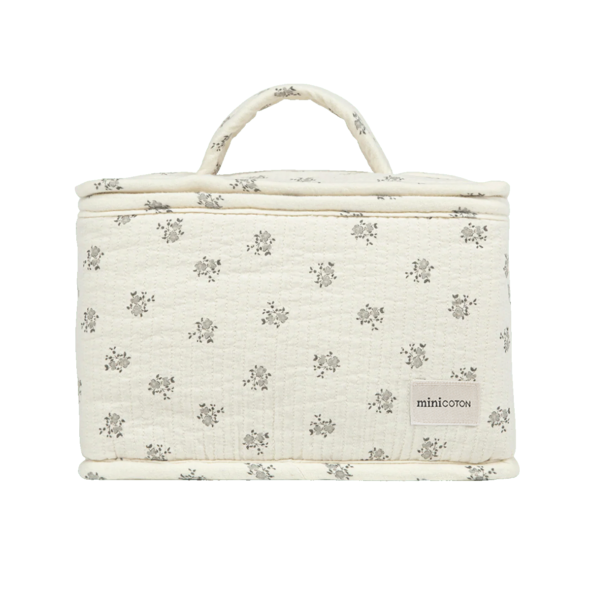 Kulturtasche Handle Blossom Blue