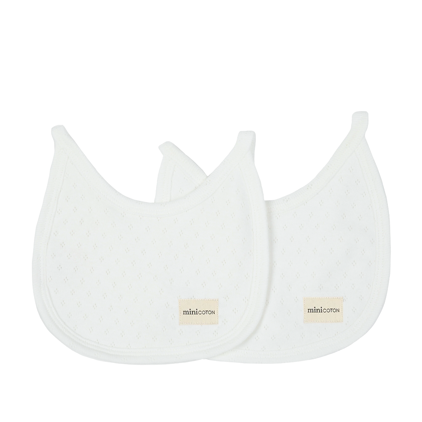 Pack Holey White Bibs
