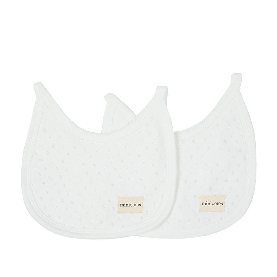 Pack Holey White Bibs