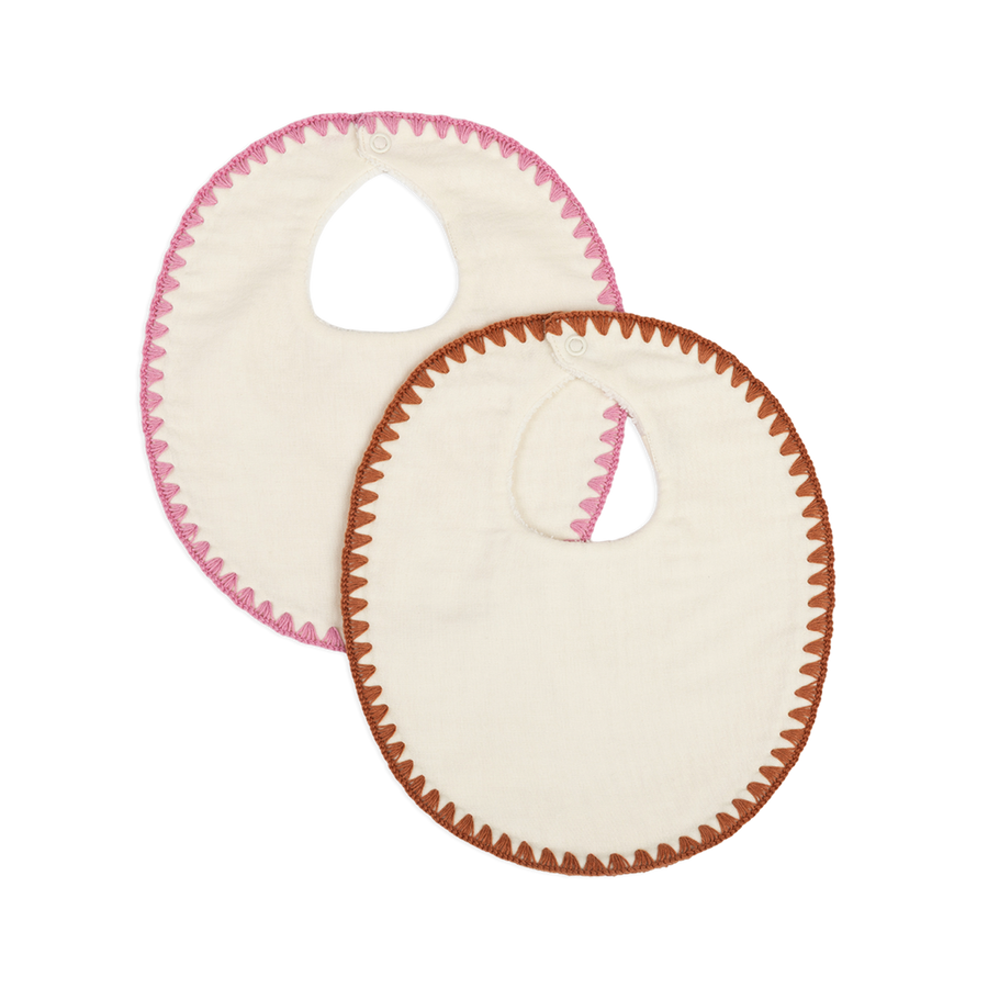 Pack Baberos Cherry + Pink