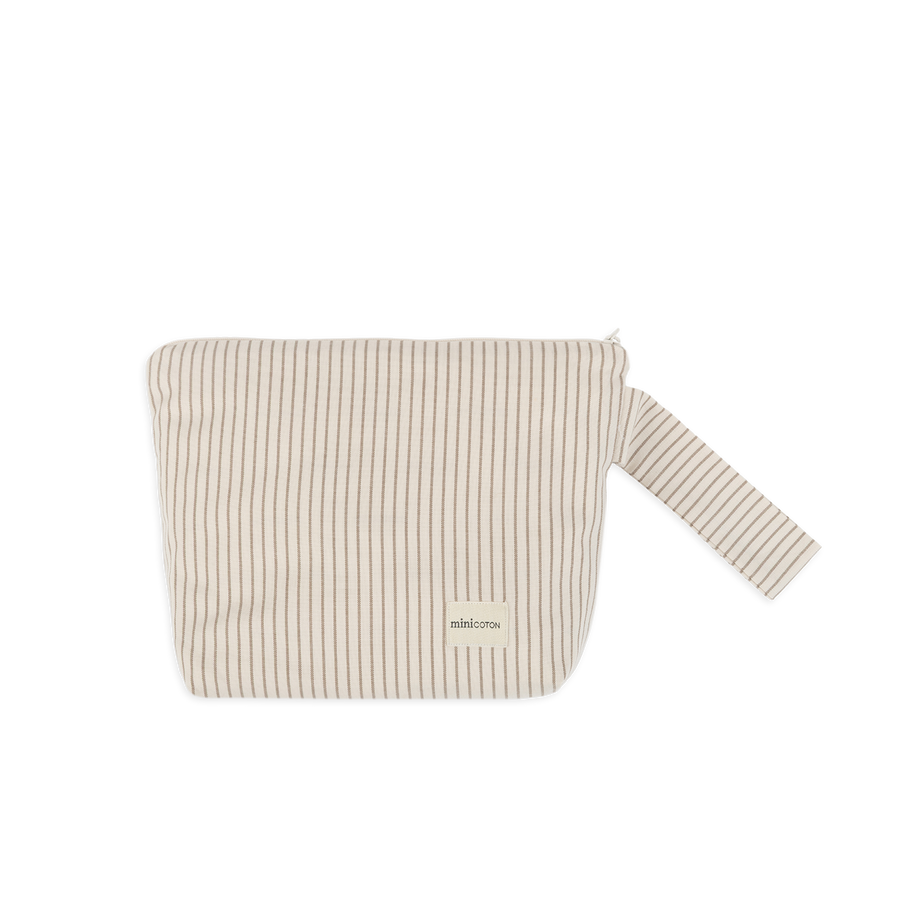 Pañalera Beige Stripes