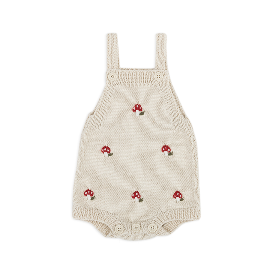 Pelele Crochet Mushroom