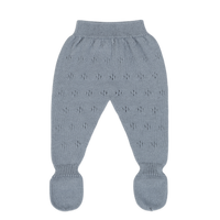 Polaina Knit Holey Blue