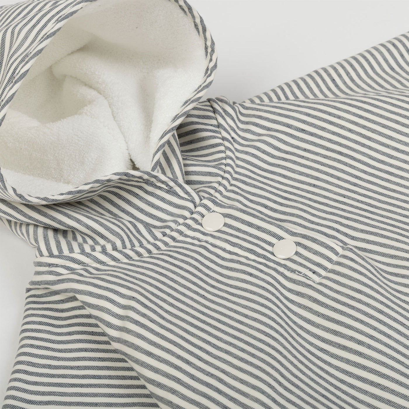 Poncho Toalla Denim Stripes