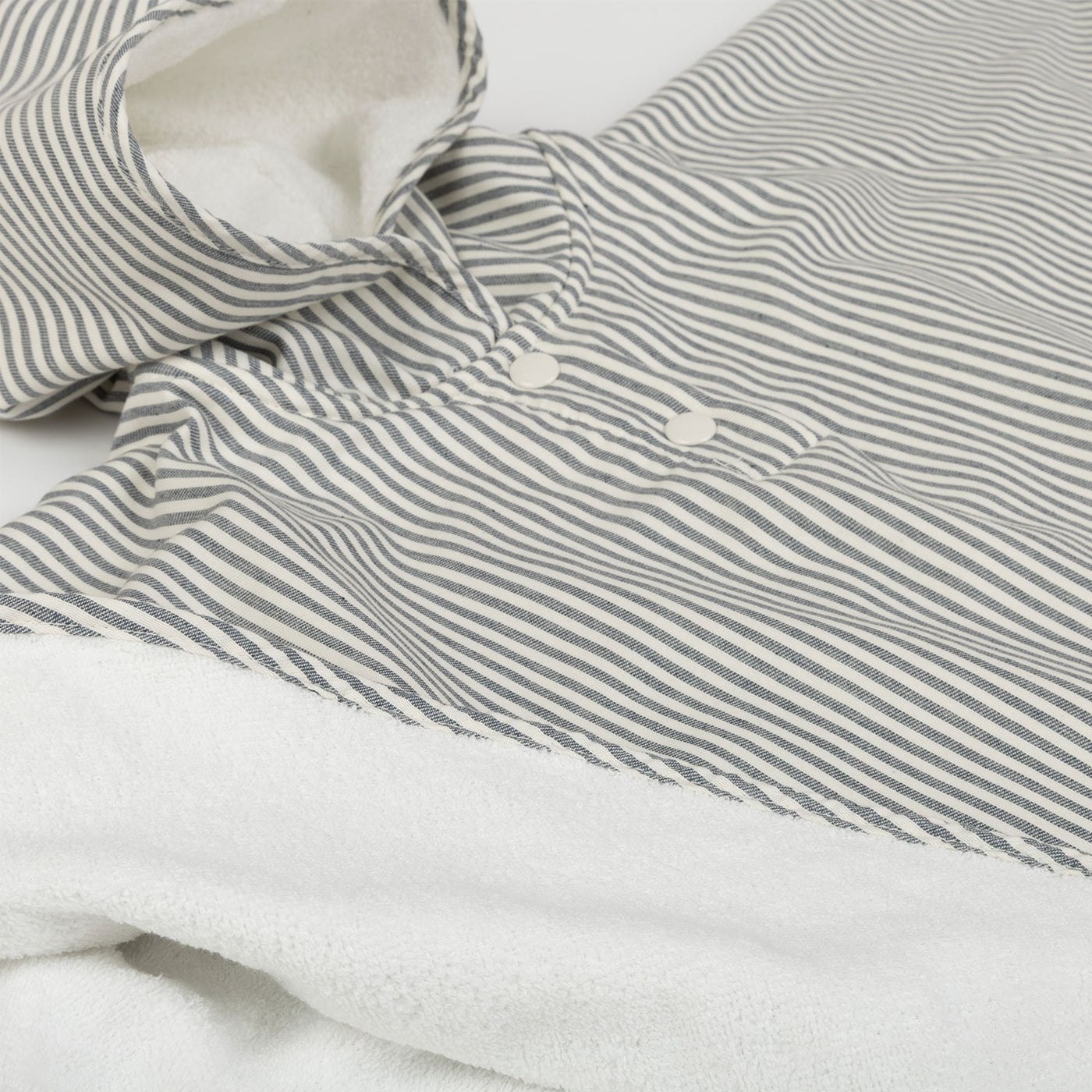 Poncho Toalla Denim Stripes
