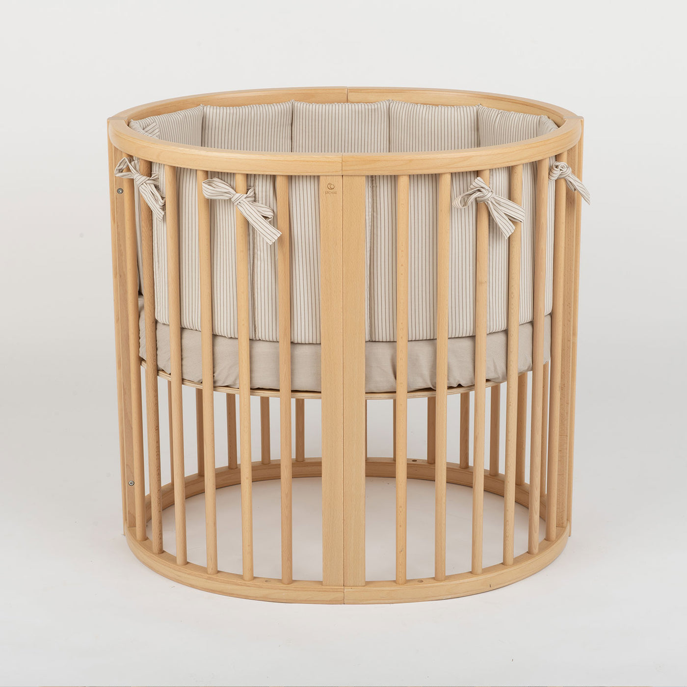 cuna stokke Protector Stokke Beige Stripes · Minicoton