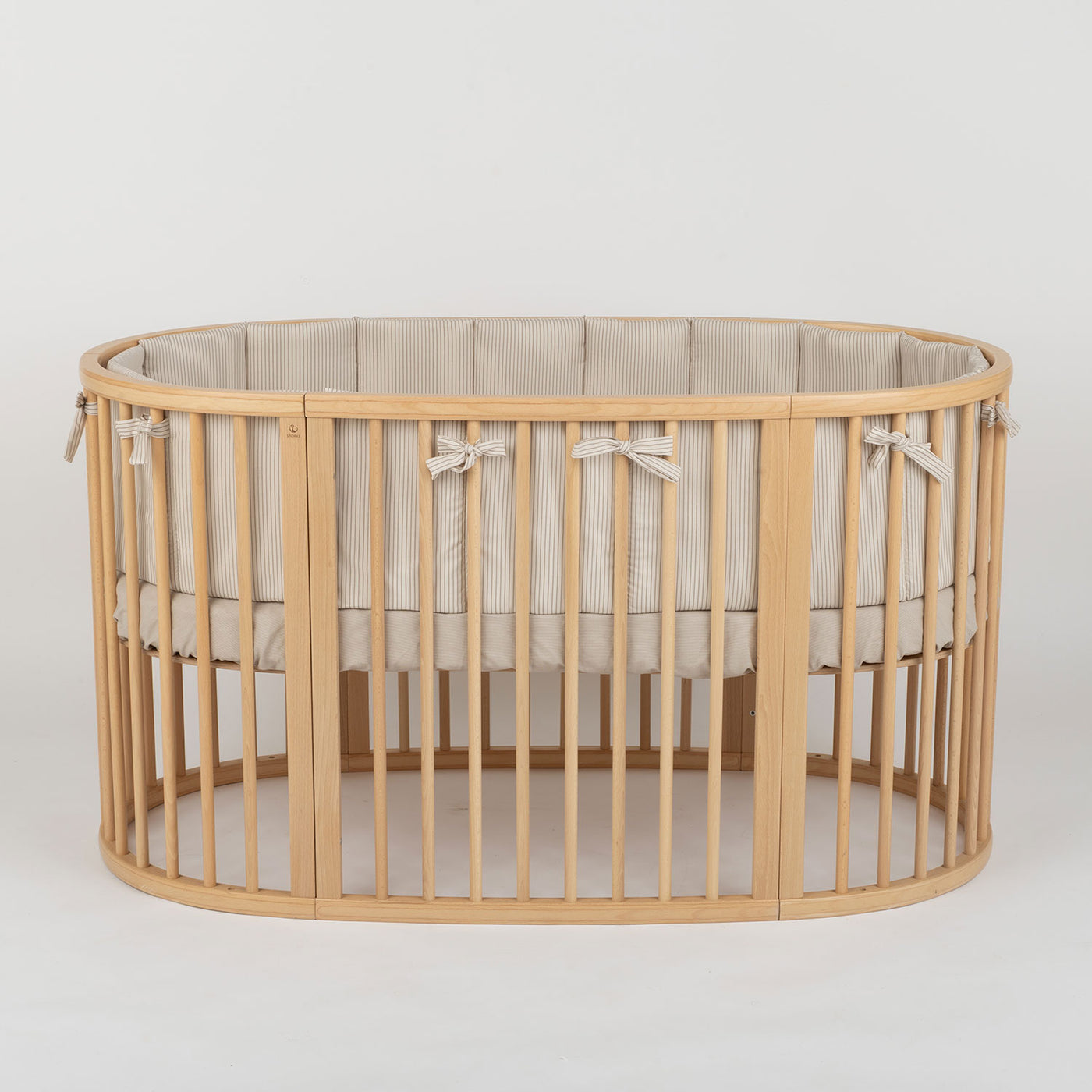 stokke cuna Protector Stokke Beige Stripes · Minicoton