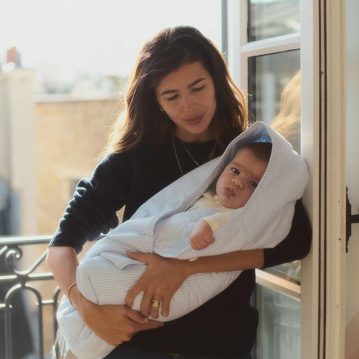 Sacco per navicella Oxford Blue a righe