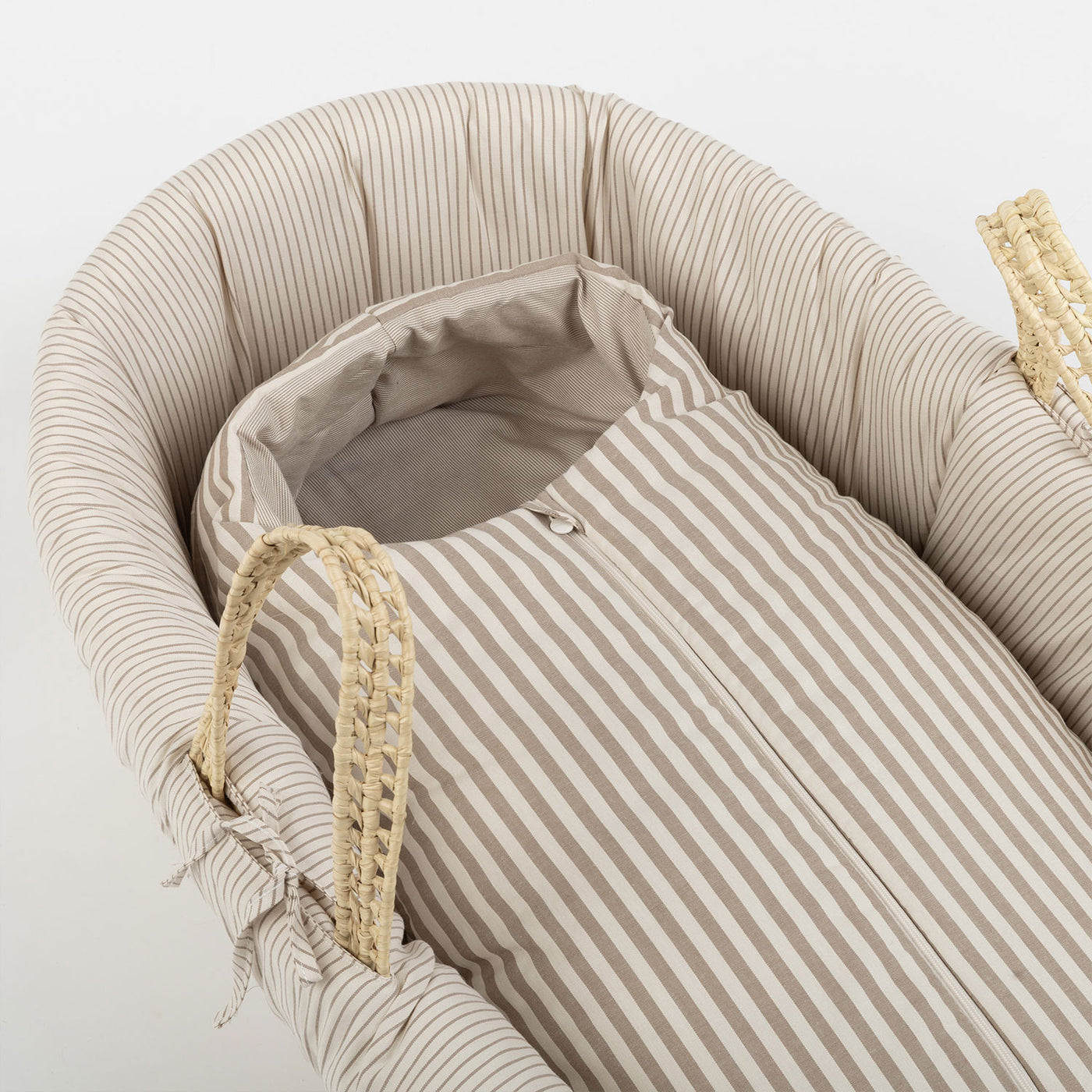 Saco Oval Beige Stripes - invierno