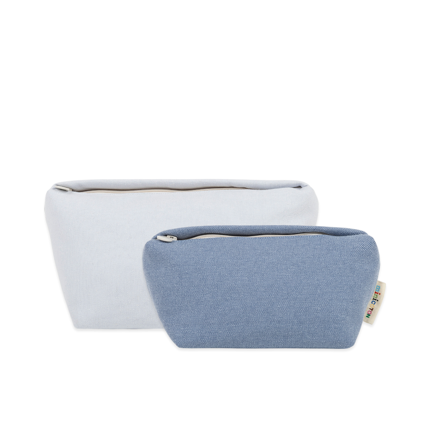 Set Neceser Light Blue Blue - Minicoton - Colour Me collection