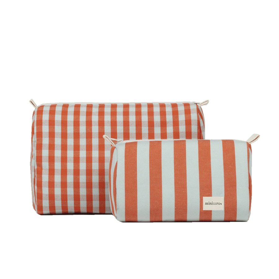 Set Neceser Coral + Aqua