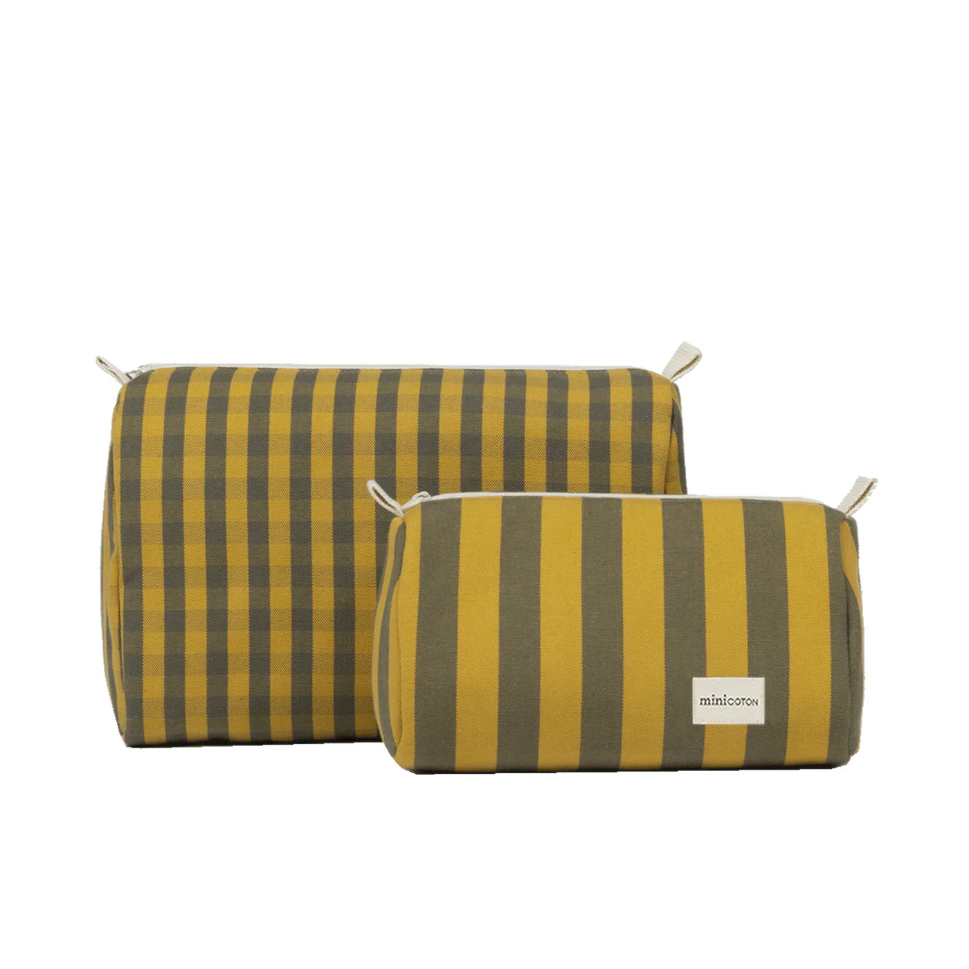 Set de trousse de toilette Olive + Gold