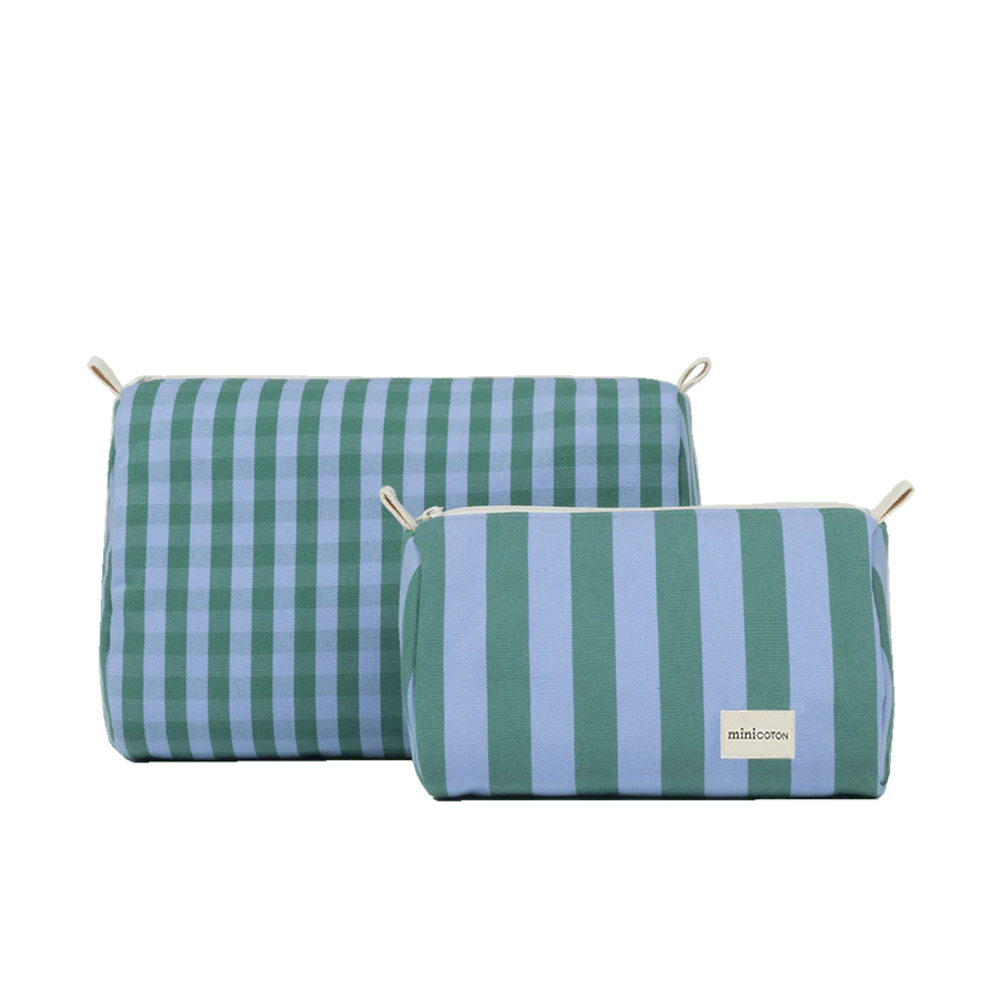 Ensemble Nécessaire Green + Sky Blue