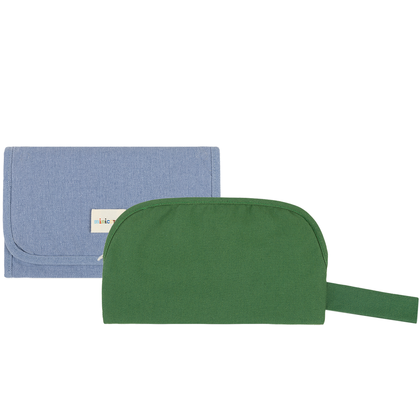 Set Cambiador Blue Green - Minicoton - Colour Me collection