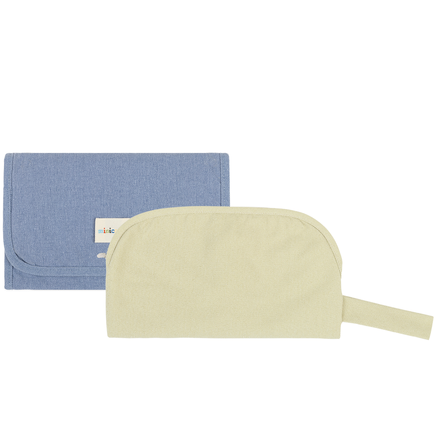 Set Cambiador Blue Light Green - Minicoton - Colour Me collection