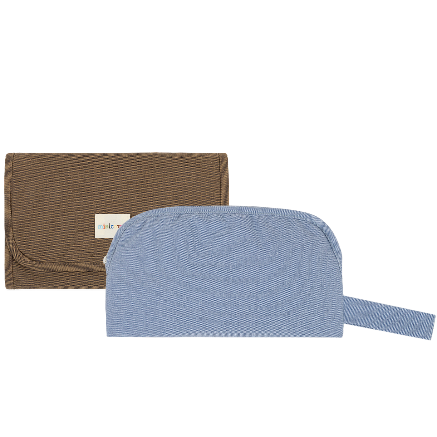Set Cambiador Brown Blue - Minicoton - Colour Me collection
