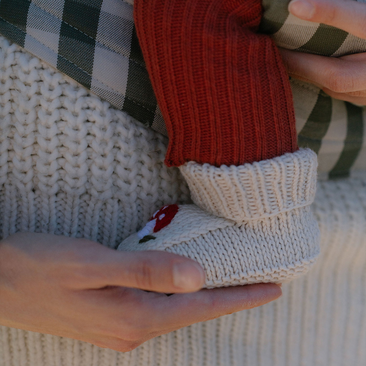 Booties Crochet Mushroom