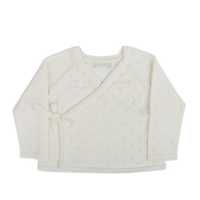 Top Knit Holey Blanco