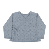 Top Knit Holey Blue
