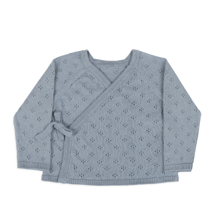 Top de Malha Holey Blue