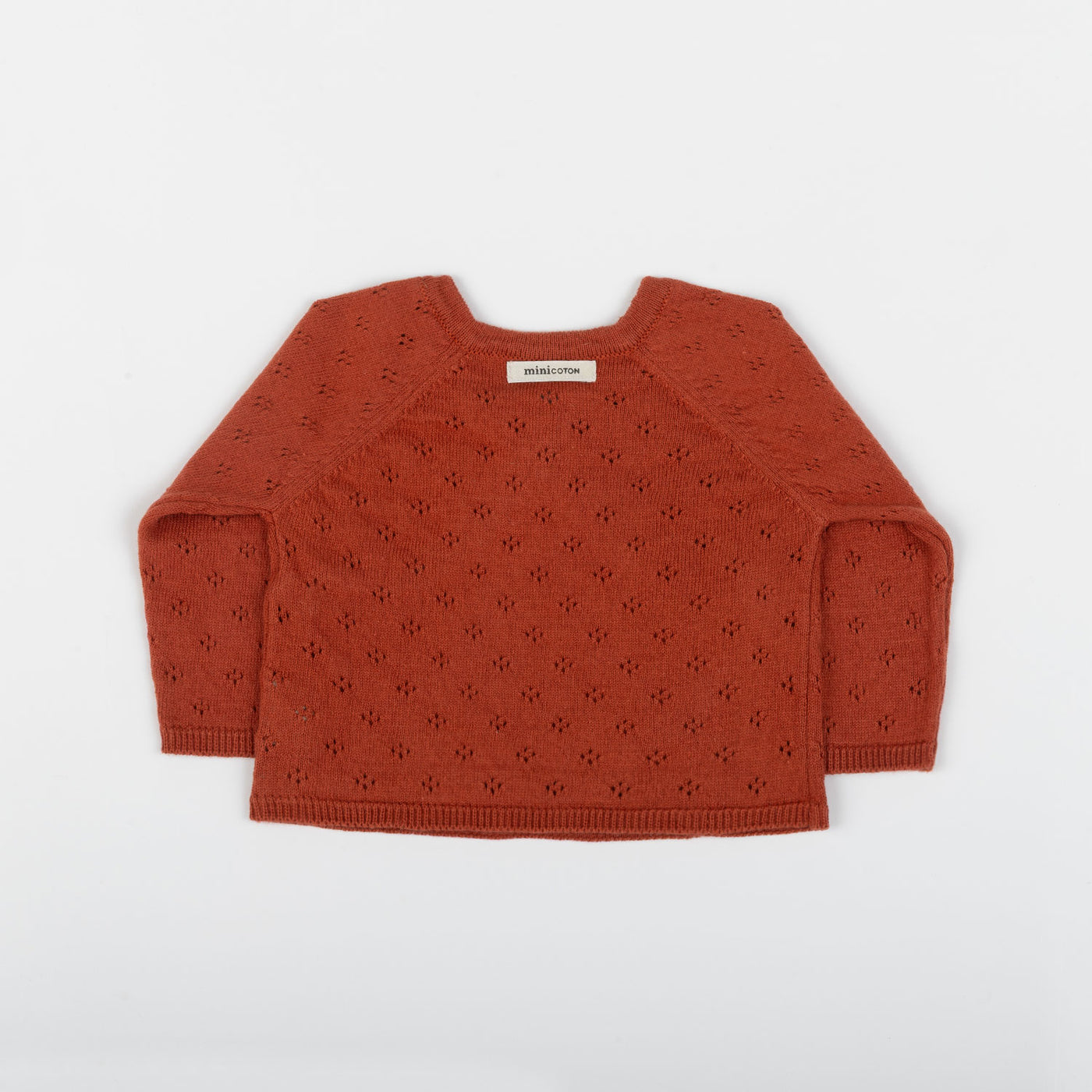 Top de Malha Holey Vermelho