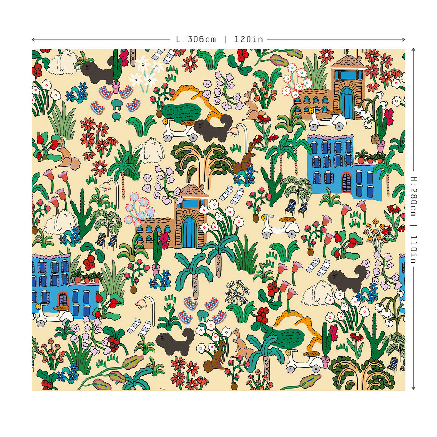 Tapete Minicoton von Le Feu