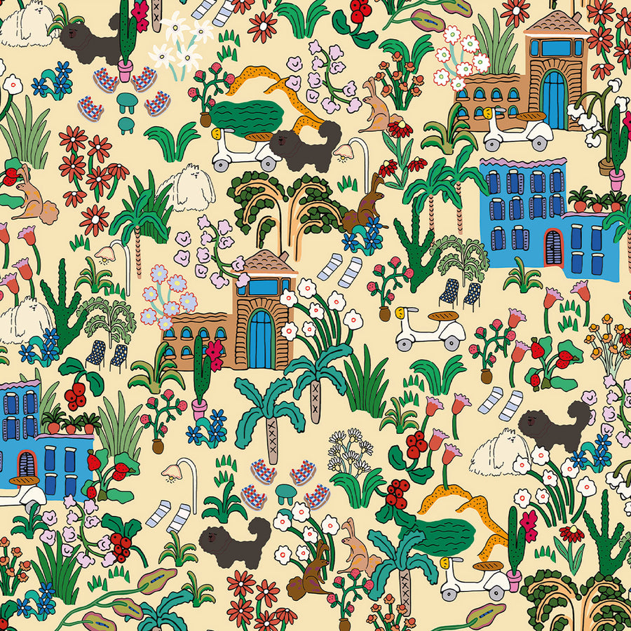 Papier Peint Minicoton by Le Feu