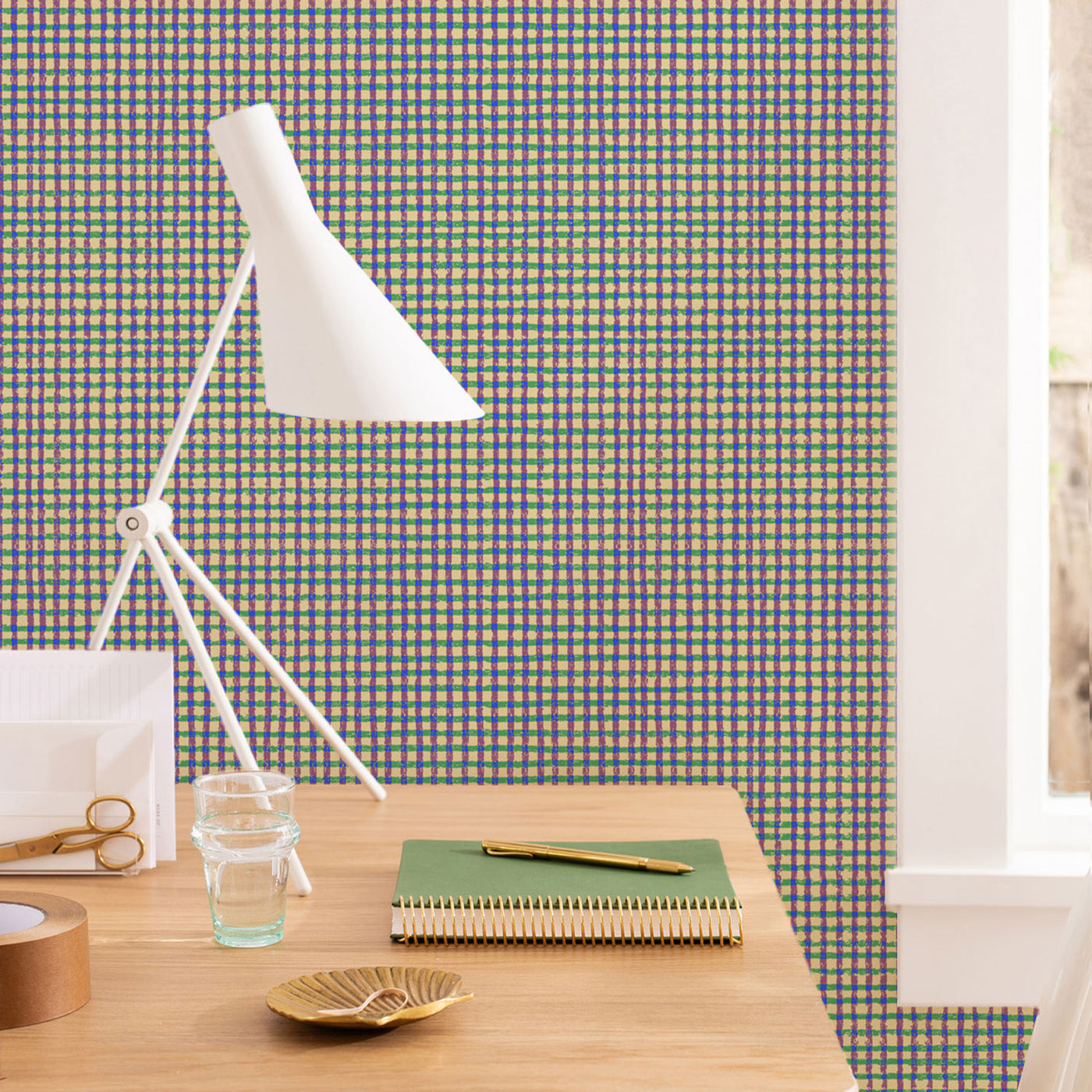 Papel de Parede A Carreaux