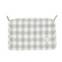 Neceser Vichy Coton Blue Grey