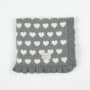 Manta LOVE Ruffle Grey