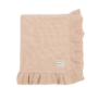 Blush-Decke mit Rüschen