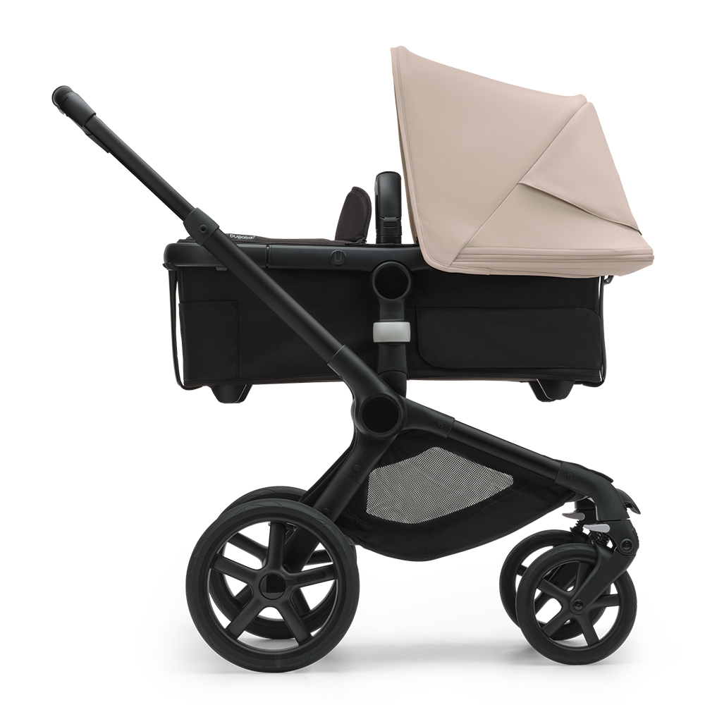 Bugaboo Fox 5 Chair Carry Cot Black Black Taupe Minicoton