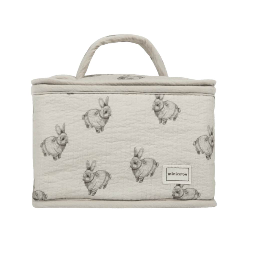Neceser Handle Rabbit Beige Minicoton neceser-handle-rabbit-beige-minicoton