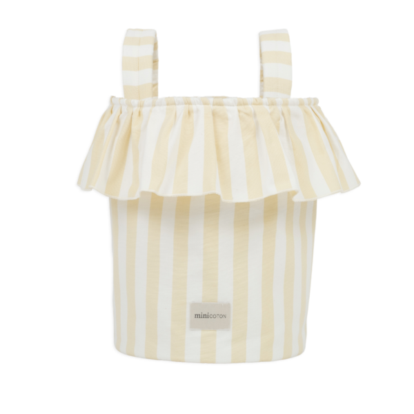 Basket Rayas - Butter + White - PRE ORDER