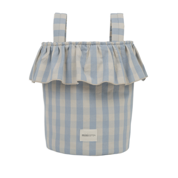 Basket Vichy - Blue + Sand - PRE ORDER