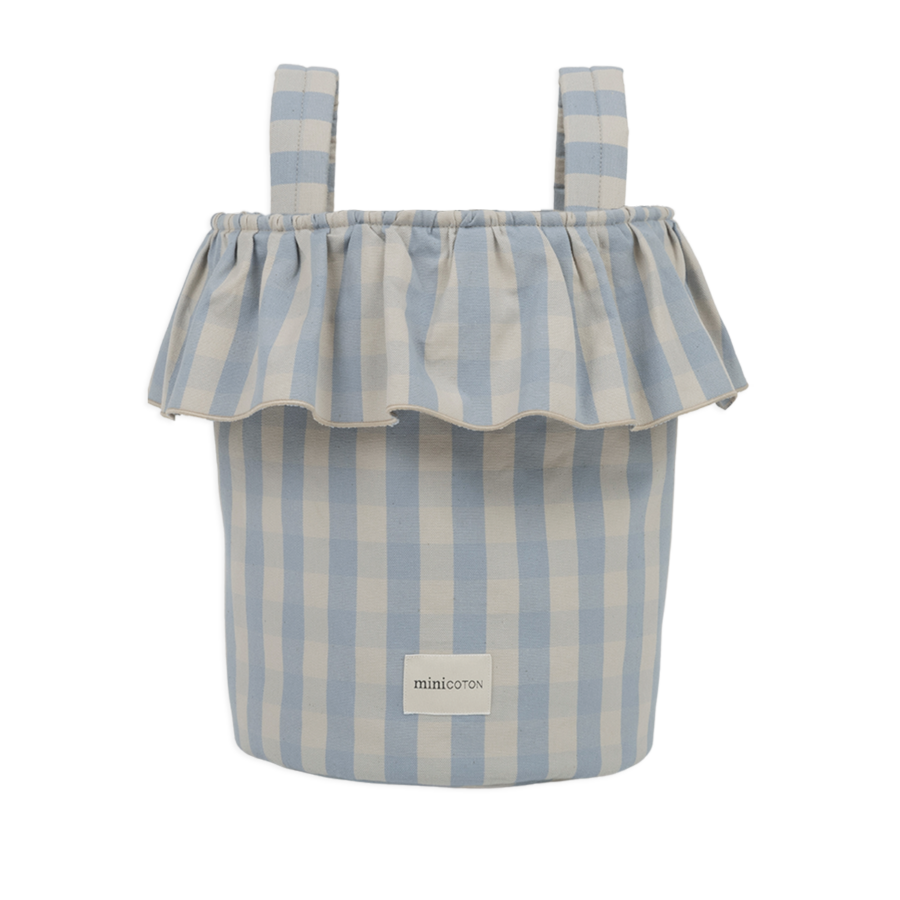 Basket Vichy - Blue + Sand - PRE ORDER