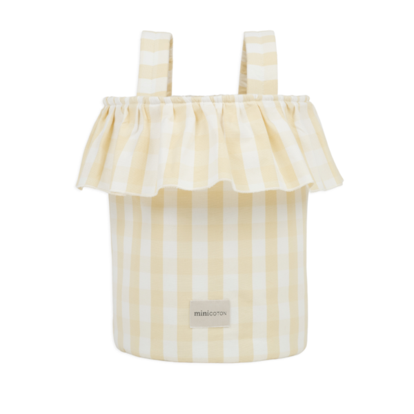 Basket Vichy - Butter + White - PRE ORDER