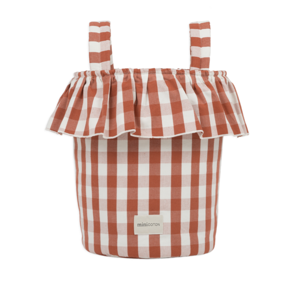 Basket Vichy - Red + Off White - PRE ORDER