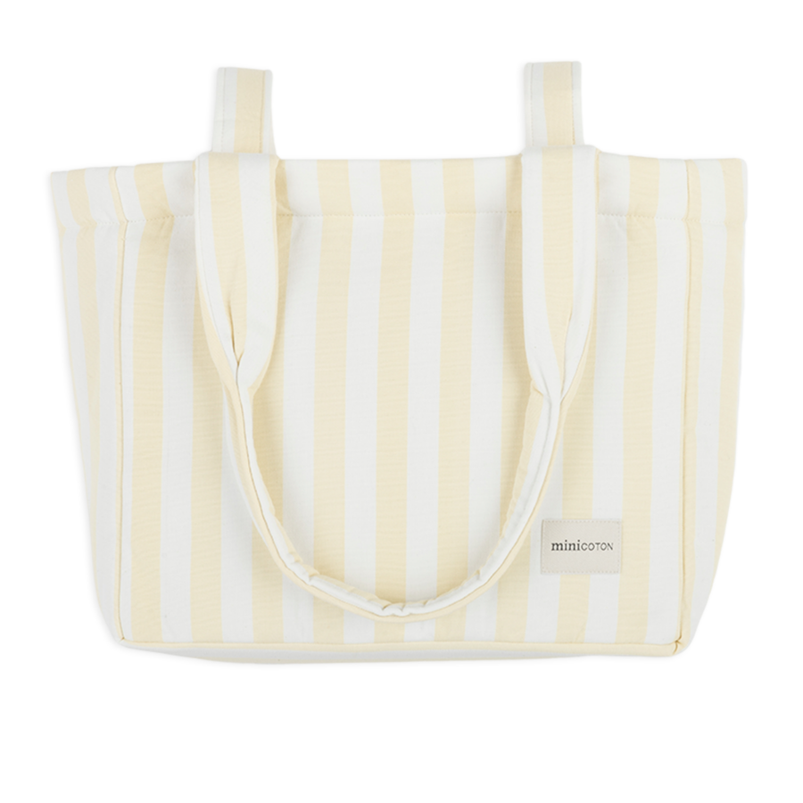 Bolsa Handle Butter + White - PRE ORDER